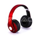 Bezprzewodowe Słuchawki V-TAC Bluetooth Regulowany Pałąk 500mAh Czerwone VT-6322-A
