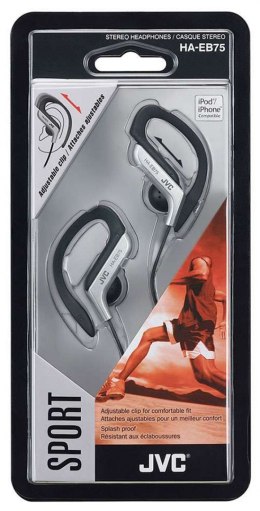 JVC HE-EB75 Słuchawki sportowe za ucho srebrne