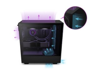 OBUDOWA NZXT H5 ELITE Z OKNEM CZARNA