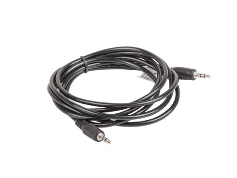 KABEL AUDIO MINIJACK 3.5MM M/M 3 PIN 2M CZARNY LANBERG