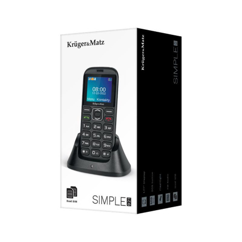 Kruger&Matz Simple 921 Telefon komórkowy GSM dla seniora