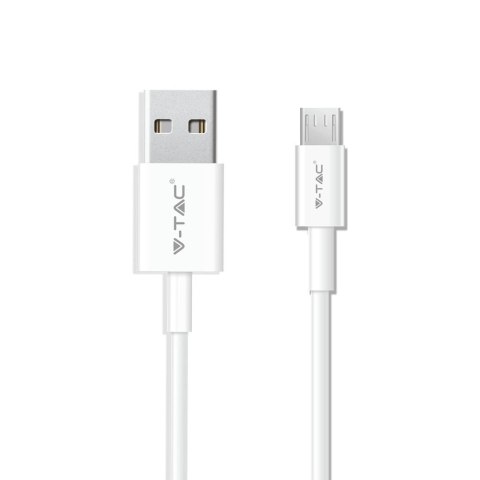 Przewód Micro USB V-TAC 1M Biały Seria Pearl VT-5301