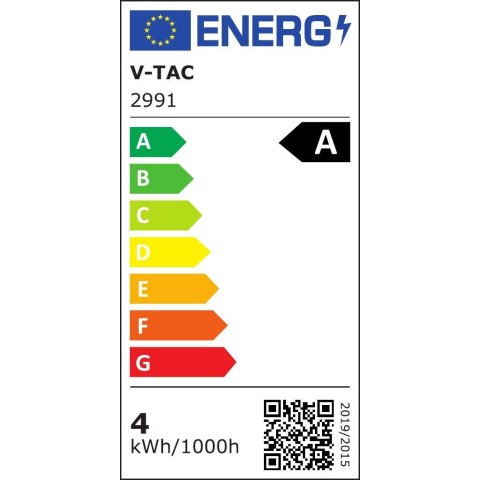 Żarówka LED V-TAC 4W E27 Filament A60 210Lm/W VT-2334 4000K 840lm