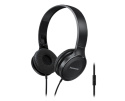 Panasonic RP-HF100ME-K Słuchawki nauszne z mikrofonem czarne