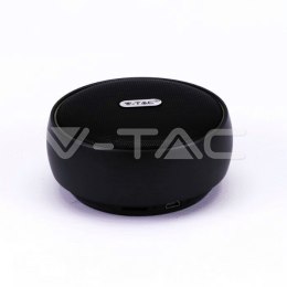 Przenośny Głośnik Bluetooth Micro USB Wysokiej jakości przewód 800mAh Czarny V-TAC VT-6211