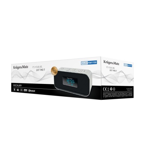 Radiobudzik Kruger&Matz KM1150 , BLUETOOTH , AUX, USB