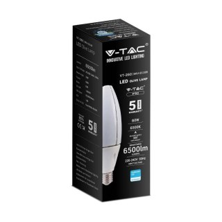 Żarówka LED V-TAC SAMSUNG CHIP 60W E40 VT-260 6500K 6500lm 5 Lat Gwarancji