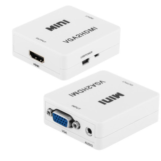 Cabletech konwerter sygnału z gniazda VGA na gniazdo HDMI