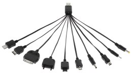 Kabel uniwersalny USB do ładowania GSM(10 typów)
