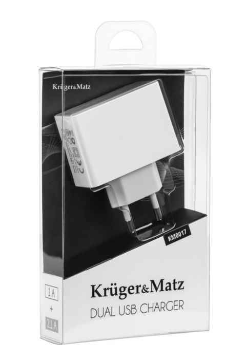 Ładowarka dualUSB Kruger&Matz 2100mA