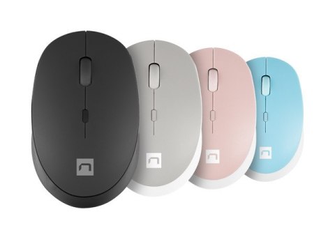 MYSZ NATEC HARRIER 2 BEZPRZEWODOWA 1600DPI BLUETOOTH 5.1 BIAŁO-RÓŻOWA