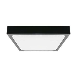 Plafon V-TAC 18W LED Kwadrat IP44 23x23cm Czarny VT-8618B-SQ 4000K 1800lm