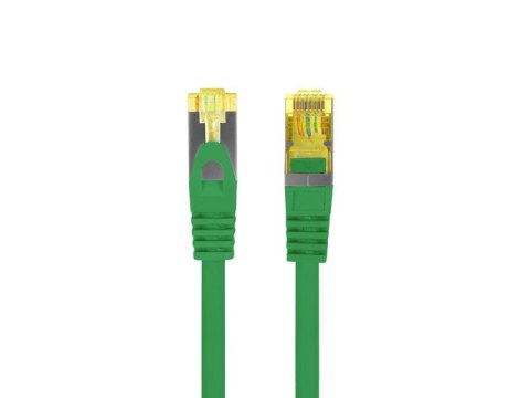 PATCHCORD KAT.6A S/FTP LSZH CU 0.25M ZIELONY FLUKE PASSED LANBERG