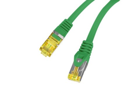 PATCHCORD KAT.6A S/FTP LSZH CU 0.25M ZIELONY FLUKE PASSED LANBERG