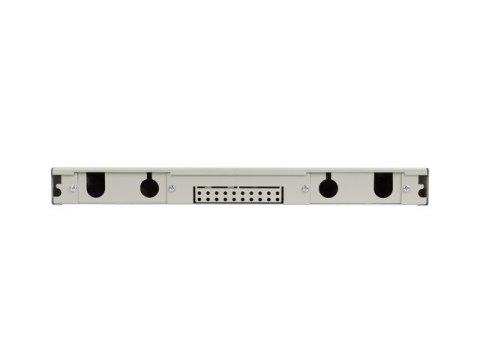 PRZEŁĄCZNICA ŚWIATŁOWODOWA LANBERG 12XSC SIMPLEX / 12XLC DUPLEX RACK 19" 1U SZARA + AKCESORIA