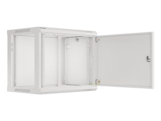 SZAFA INSTALACYJNA RACK WISZĄCA 19" 9U 600X450 SZARA DRZWI METALOWE LANBERG (FLAT PACK)