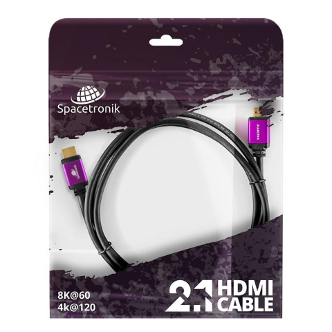 Spacetronik SH-SPR030 Przewód HDMI 2.1 8K 3m certyfikowany