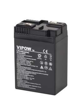 Akumulator żelowy VIPOW 6V 4Ah (uniw.)