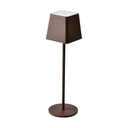 Lampka Biurkowa Nocna V-TAC 2W LED 36cm Ładowanie Ściemnianie IP54 Brąz Corten VT-7563 3000K 200lm
