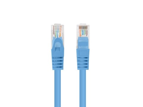 PATCHCORD KAT.5E UTP 7.5M NIEBIESKI FLUKE PASSED LANBERG