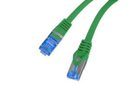 PATCHCORD KAT.6A S/FTP LSZH CCA 0.25M ZIELONY FLUKE PASSED LANBERG