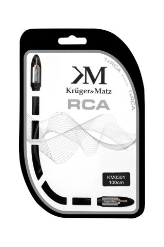 Kabel 1RCA-1RCA 1.0m Kruger&Matz