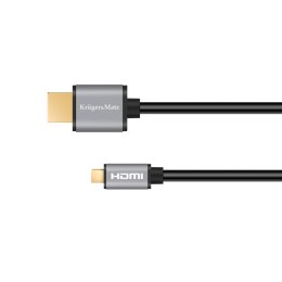 Kabel HDMI - micro HDMI 1.8m Kruger&Matz Basic