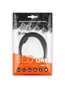 Kabel jack 3.5 wtyk-gniazdo 1.0m Cabletech Eco-Line