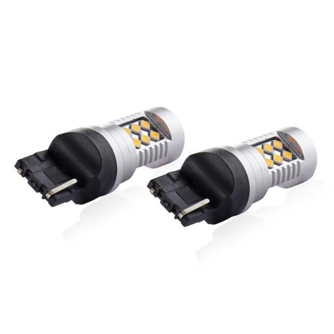 Amio Żarówki LED CANBUS 24SMD T20 WY21W Pomarańczowa 12V/24V