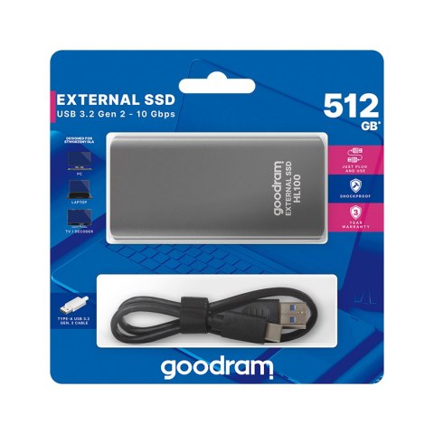 Dysk SSD Goodram HL100 512 GB USB 3.2