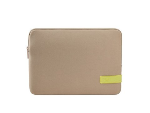 ETUI NA MACBOOK PRO CASE LOGIC REFLECT SLEEVE 13" BRĄZOWE TAUPE/SUNNY LIME