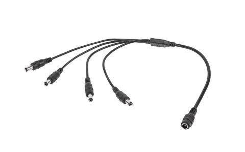 Kabel 1 x Gn.DC 2,1/5,5-4x wtyk DC 2,1/5,5 LX3321