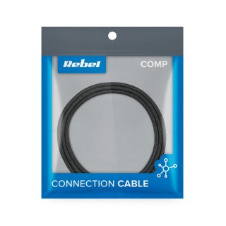 Kabel USB - USB micro REBEL 50 cm czarny