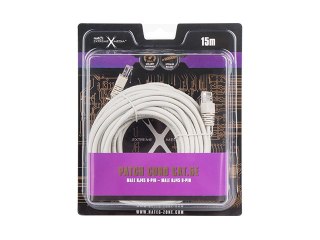 PATCHCORD KAT.5E UTP 15M SZARY NATEC EXTREME MEDIA (BLISTER)