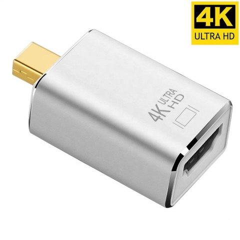 Adapter wtyk mini DP na gniazdo HDMI 4K SPMD-H02 SPACETRONIK