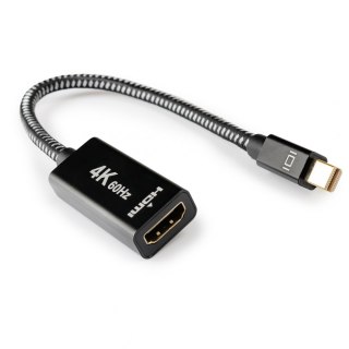 Adapter wtyk mini DP na gniazdo HDMI 4K SPMD-H03 SPACETRONIK