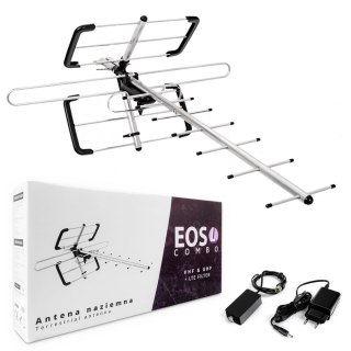 Antena DVB-T2 Spacetronik EOS L Combo Black Akt. SPACETRONIK