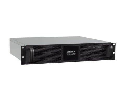 BATTERY PACK RACK 19" DLA UPS ARMAC SERII RACK ONLINE 6 AKUMULATORÓW 12V/9AH METALOWA OBUDOWA