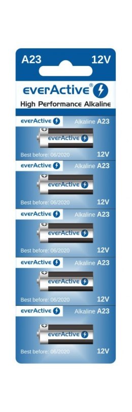 Bateria everActive Alkaline LR23A 5szt/bl.