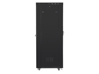 SZAFA INSTALACYJNA RACK STOJĄCA 19" 42U 800X1000 CZARNA DRZWI PERFOROWANE LCD LANBERG (FLAT PACK)