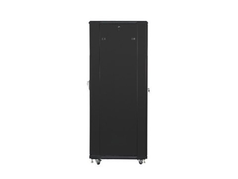 SZAFA INSTALACYJNA RACK STOJĄCA 19" 42U 800X800 CZARNA DRZWI PERFOROWANE LANBERG (FLAT PACK)