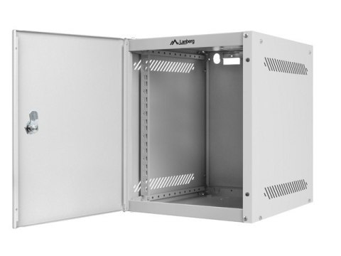 SZAFA INSTALACYJNA RACK WISZĄCA 10" 6U 280X310 SZARA DRZWI METALOWE LANBERG (FLAT PACK)