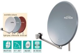 Antena SAT aluminiowa POLYTRON OSP 85 antracyt