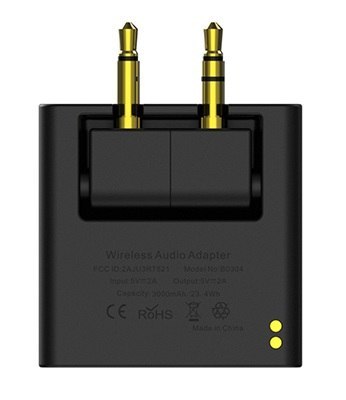 B05 2x Nadajnik Bluetooth 1Mii 2xAUX Jack 3.5 10m 1Mii