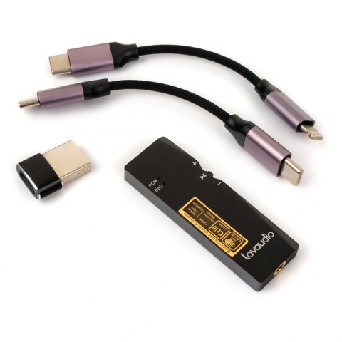 DS100 Mobilny wzmacniacz dźwięku USB-C / Lighting 1Mii Lavaudio