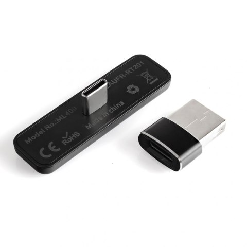 ML400 Podwójny nadajnik audio Bluetooth USB-C APTX 1Mii