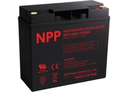 Akumulator AGM NP 12V 20Ah T12 NPP NPP POWER