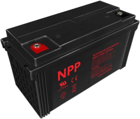 Akumulator NPD 12V 120Ah T16 NPP seria DEEP pasta NPP POWER