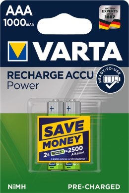 Akumulator VARTA LR03 AAA 1,2V 1000 mAh 2szt