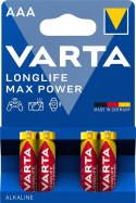 Bateria VARTA Longlife MaxPower LR03 AAA 1.5V 4szt Varta